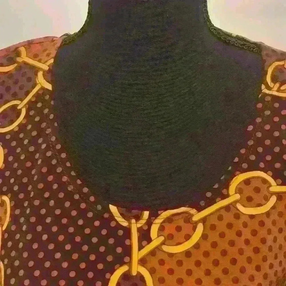 Dress Barn MSK chain link women's slip on dress small and medium - Picture 5 of 8